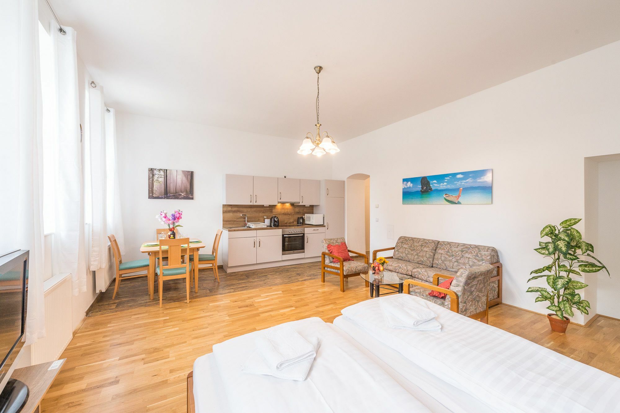 Goldfisch Apartment Am Augartenpark Vienna Esterno foto